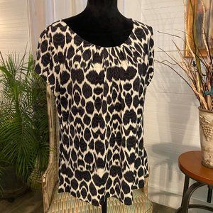 **3 for $30** Worthington Print Blouse